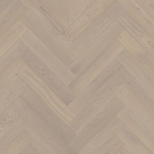 Timber Prime Grade 15mm Herringbone Casper White Swatch