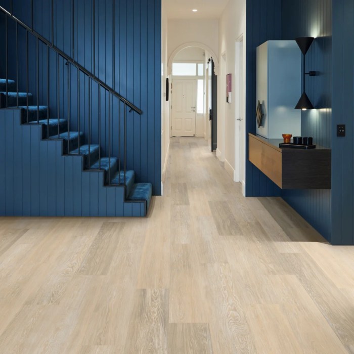 wheat oak hallway