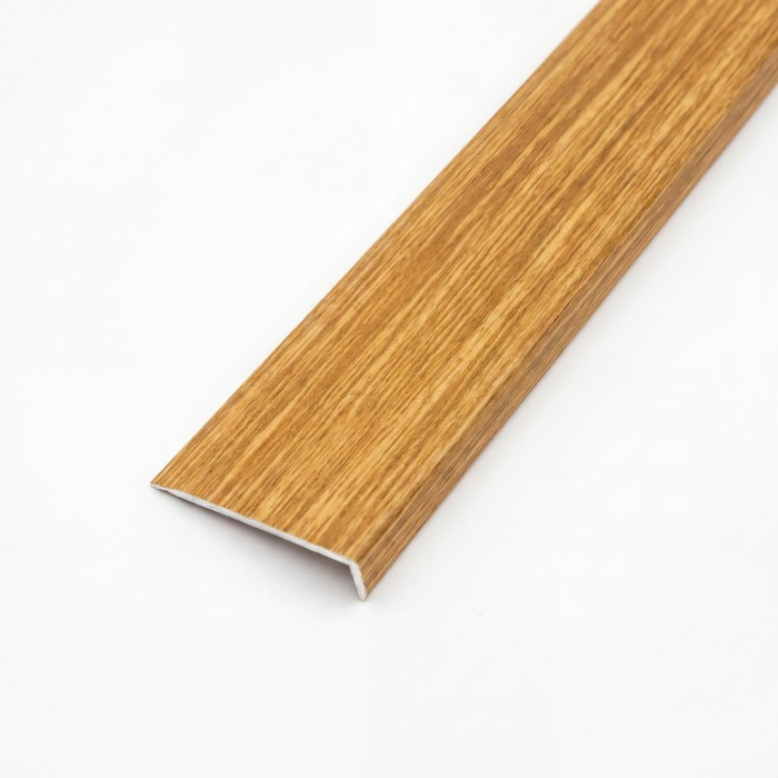 Metal L trims for timber flooring in Hornsby